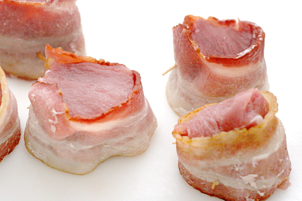 Bacon Wrapped Pork Tenderloin Medallions